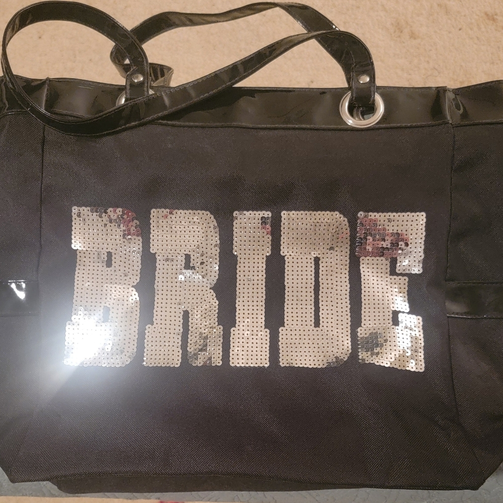 Bride Sequin Tote Bag